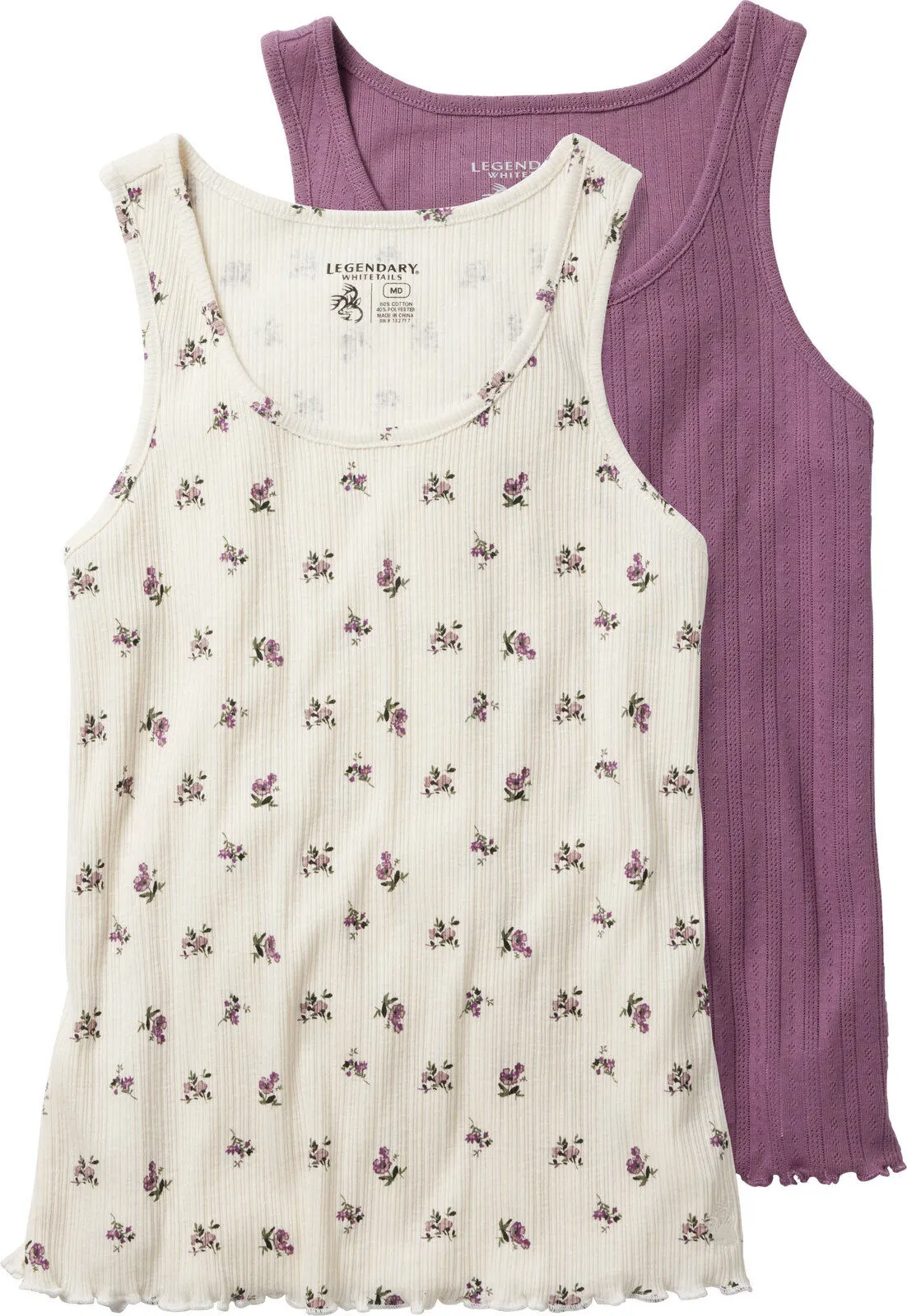 Women's Knit Tank Tops - Two Pack