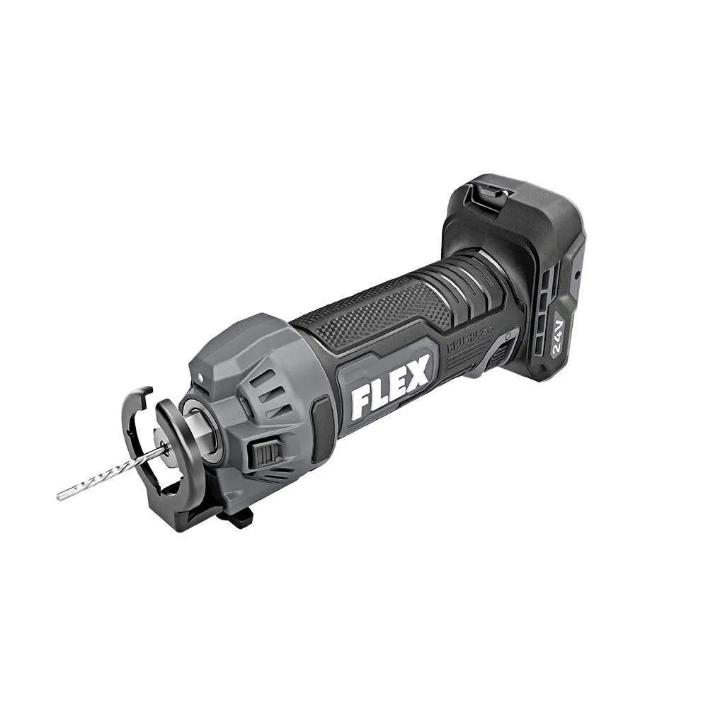 Flex 24V Drywall Screw Gun, AutoFeed Attachment & Cut-Out Tool Combo Kit (2.5Ah) FXM203-2A